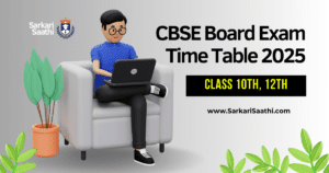 CBSE Board Exam Time Table 2025 Class 10th and 12th